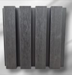 Gecanneleerde buitenpanelen | ZWART