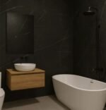 Obsidian Vein – 4 mm Premium Wandpaneel (122×280 cm) - Afbeelding 2