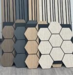 Hexagon Paneel Smoke 80x60cm - Afbeelding 4