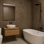 Espresso Stone – 4 mm Premium Wandpaneel (122×280 cm) - Afbeelding 2