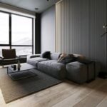 WPC gecanneleerde panelen, lichtgrijs - Afbeelding 2