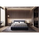 Akoestisch wandpaneel walnoot - Afbeelding 2